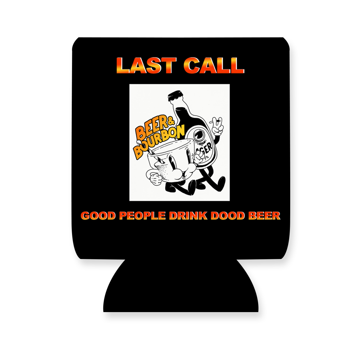 "Last Call" Can Sleeve｜Emotional Support Beer Can Sleeve Holder｜Funny & Reusable｜Non-Slip｜Bar Pub Night｜Funny Gifts for Men Dad Husband｜Man Gift Set｜Collapsible Can Coolers