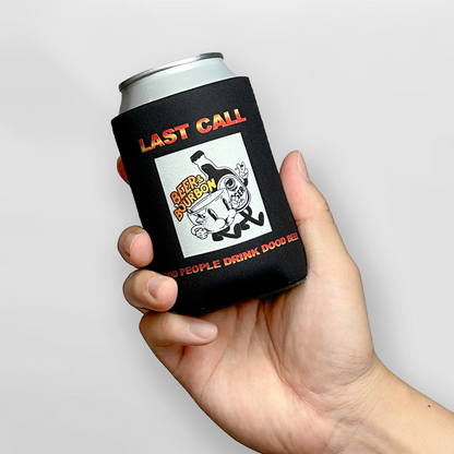"Last Call" Can Sleeve｜Emotional Support Beer Can Sleeve Holder｜Funny & Reusable｜Non-Slip｜Bar Pub Night｜Funny Gifts for Men Dad Husband｜Man Gift Set｜Collapsible Can Coolers